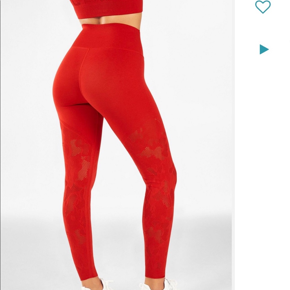 Fabletics High Waisted Sculptknit Camo Leggings